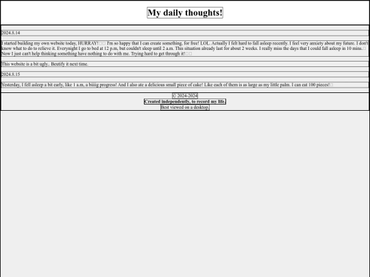 mythoughts screenshot