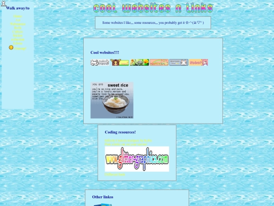 links screenshot
