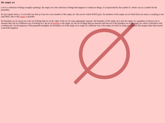 emptyset screenshot