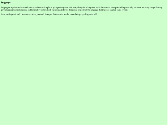 language screenshot