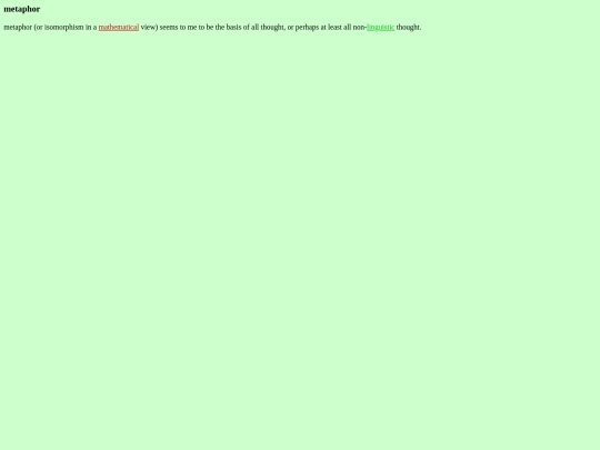 metaphor screenshot