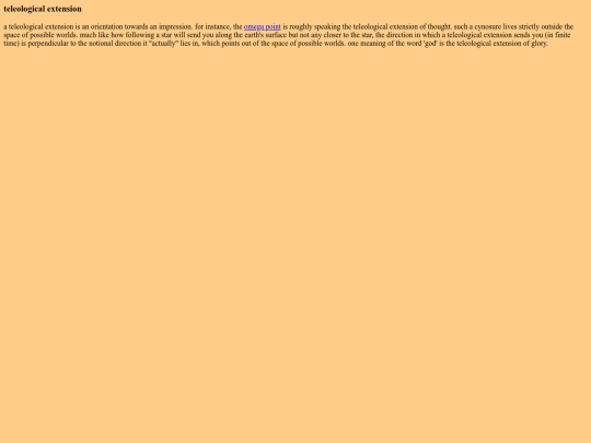 teleology screenshot
