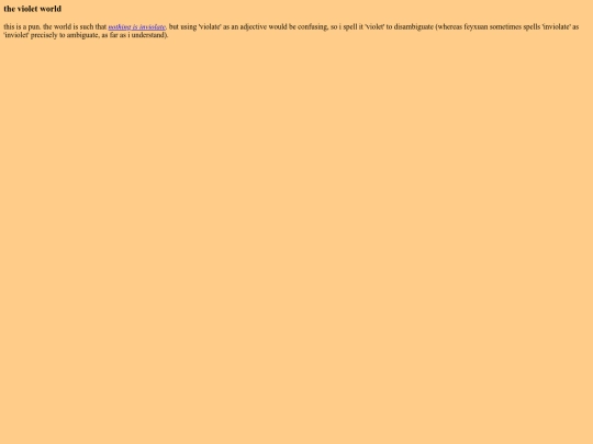 violet screenshot