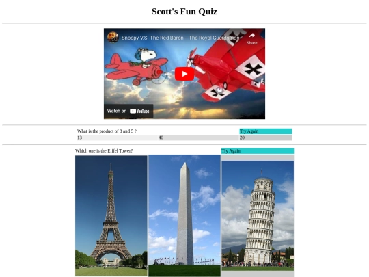 quiz screenshot