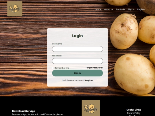 SIGN IN screenshot