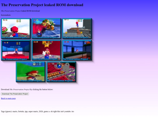 tpp/main screenshot