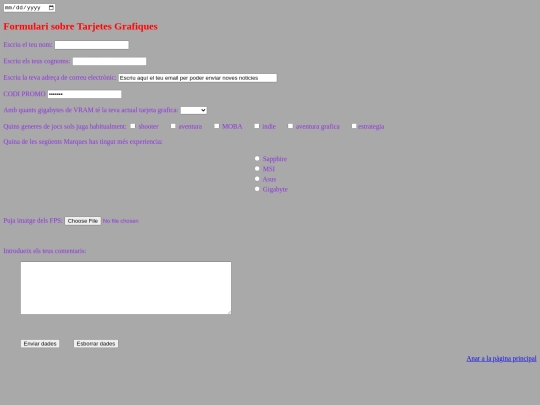 Grafiques/formularis screenshot