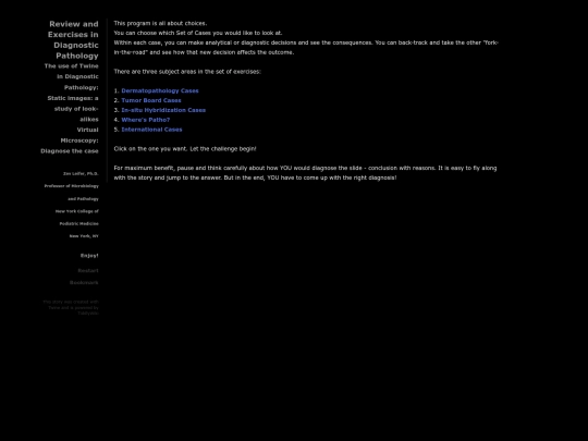 Review and Exercises in Diagnostic Pathology screenshot