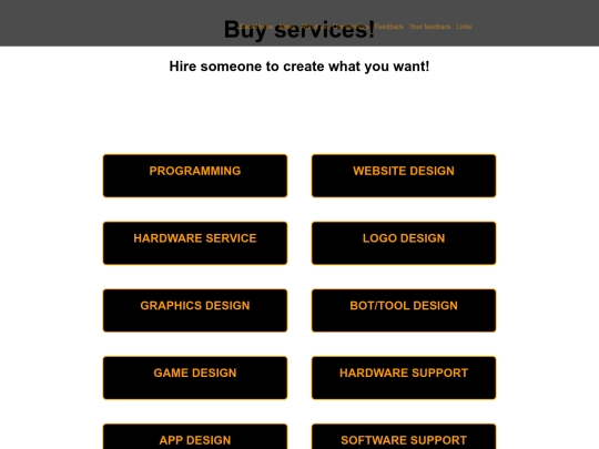 services screenshot
