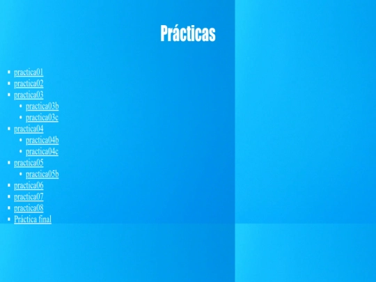 index screenshot