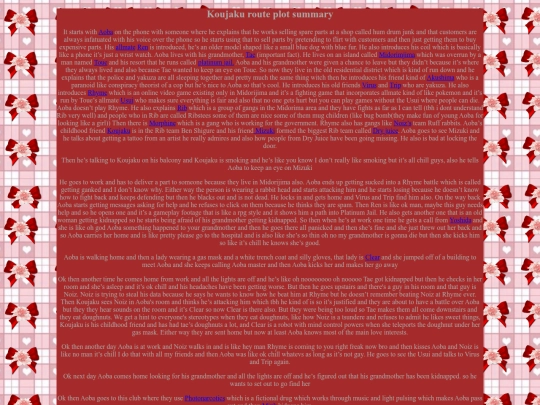 plot summeries/KoujakuRoutePlot screenshot