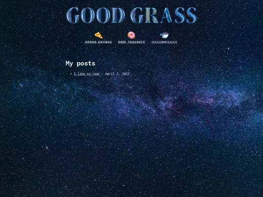posts screenshot