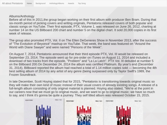 albums screenshot