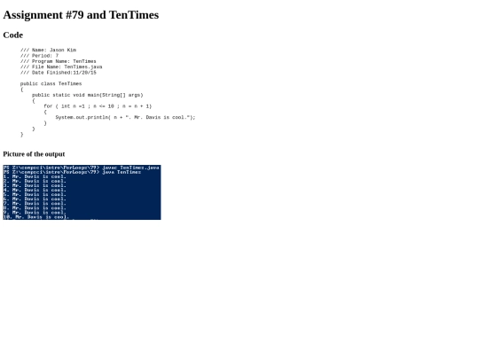intro/ForLoops/79/prog79 screenshot