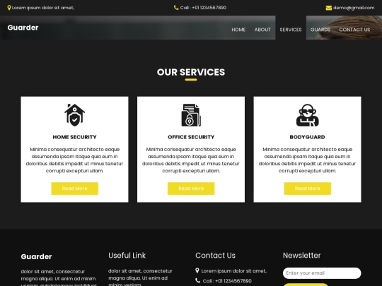 service screenshot