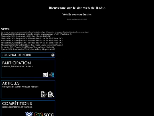 index screenshot