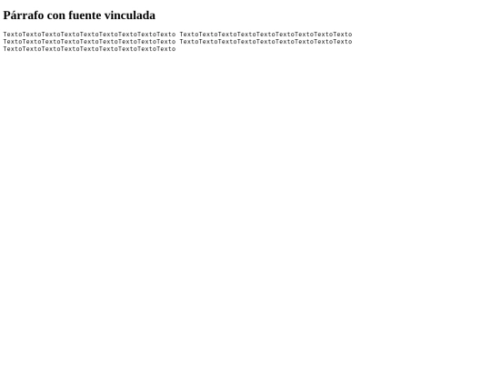 parrafoConFuenteVinculada screenshot