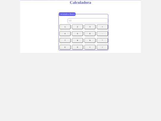 Calculadora con JavaScript screenshot