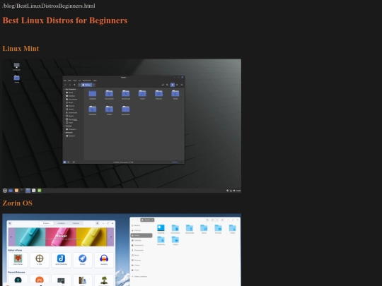 blog/BestLinuxDistrosBeginners screenshot