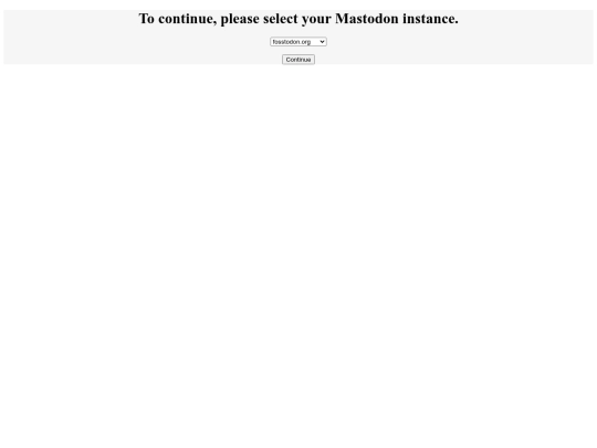 mastodon screenshot