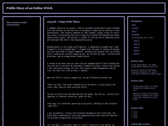journal screenshot