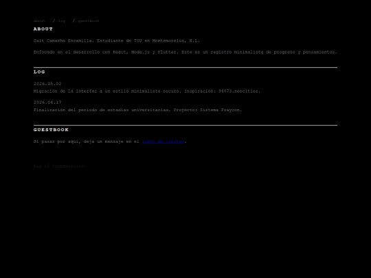 index screenshot