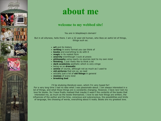 aboutme screenshot