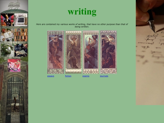 writing screenshot