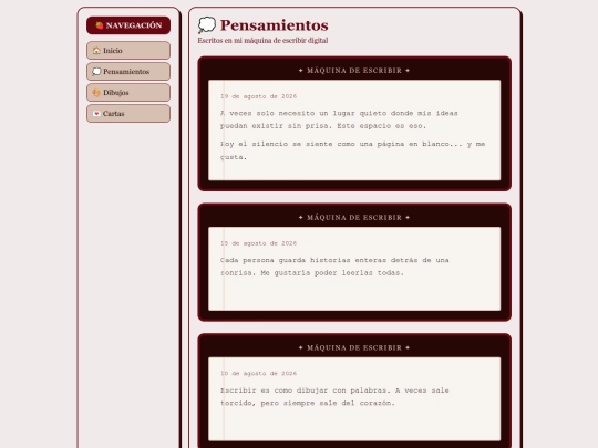 Pensamientos screenshot