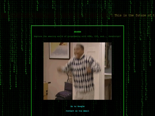 Brokenpage screenshot