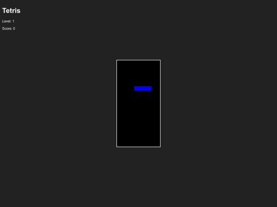 Tetris screenshot