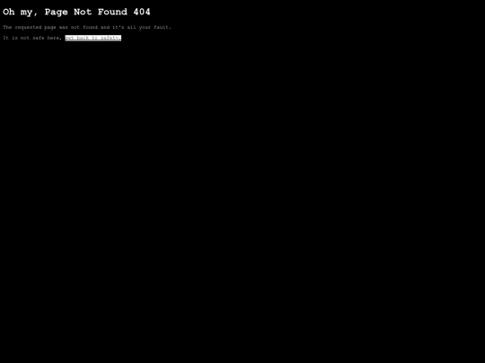 not_found screenshot