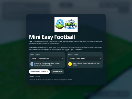 minieasyfootball screenshot