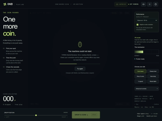 portal/demos/coin-pusher screenshot