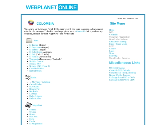 Colombia screenshot