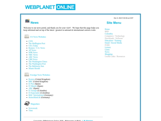 News screenshot