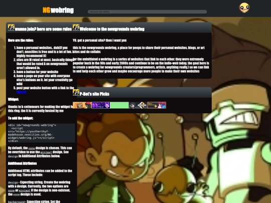 newgrounds-webring screenshot