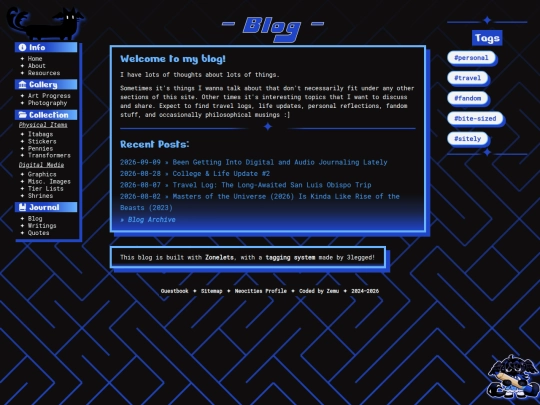 blog screenshot