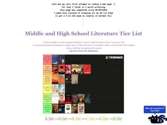tierlists/old-lit-tier-list screenshot