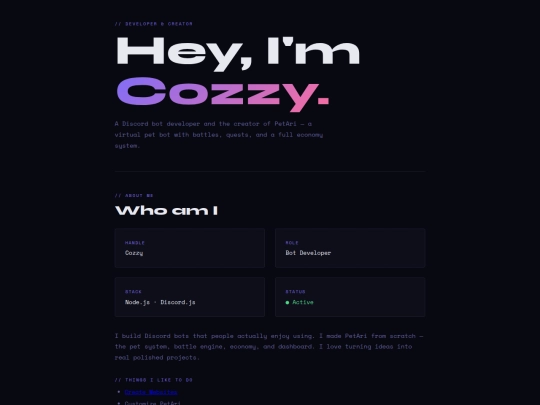index screenshot
