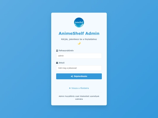 login screenshot