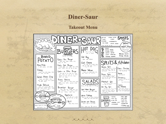 library/zines/diner-saur screenshot