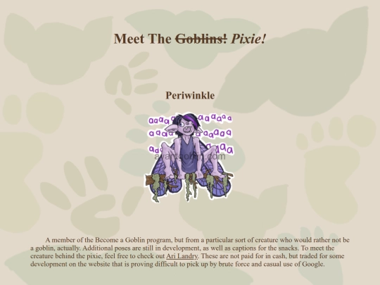 meet-the-goblins/periwinkle screenshot