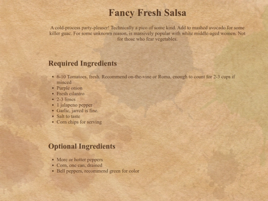 recipes/jacks-grimoire/salsa screenshot
