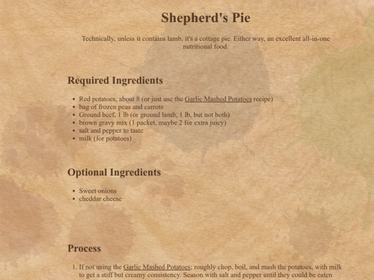 recipes/jacks-grimoire/shepherds-pie screenshot