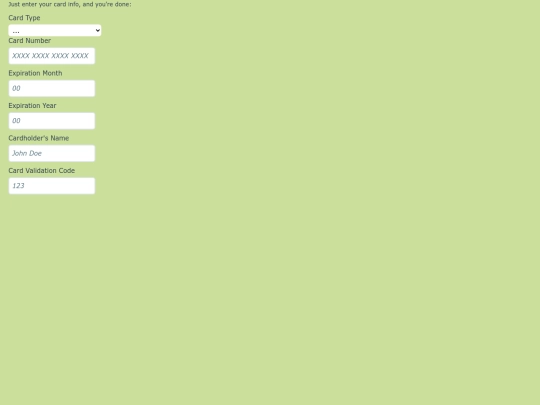 card screenshot