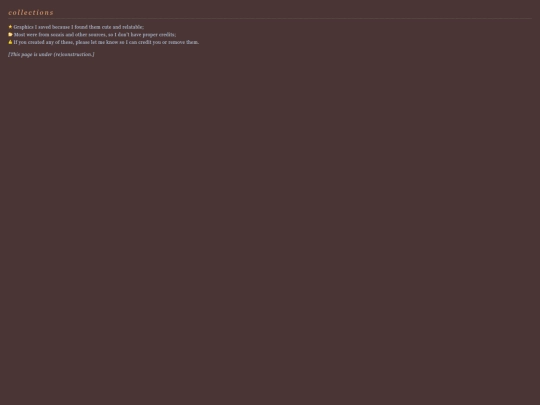 collections screenshot