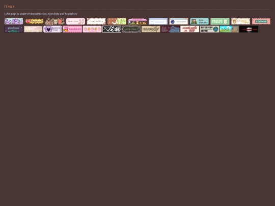 links screenshot