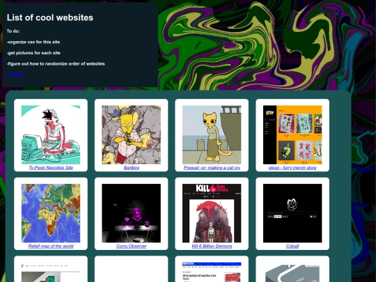 websites screenshot