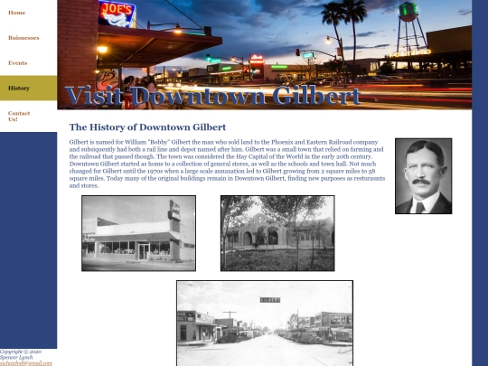 history screenshot